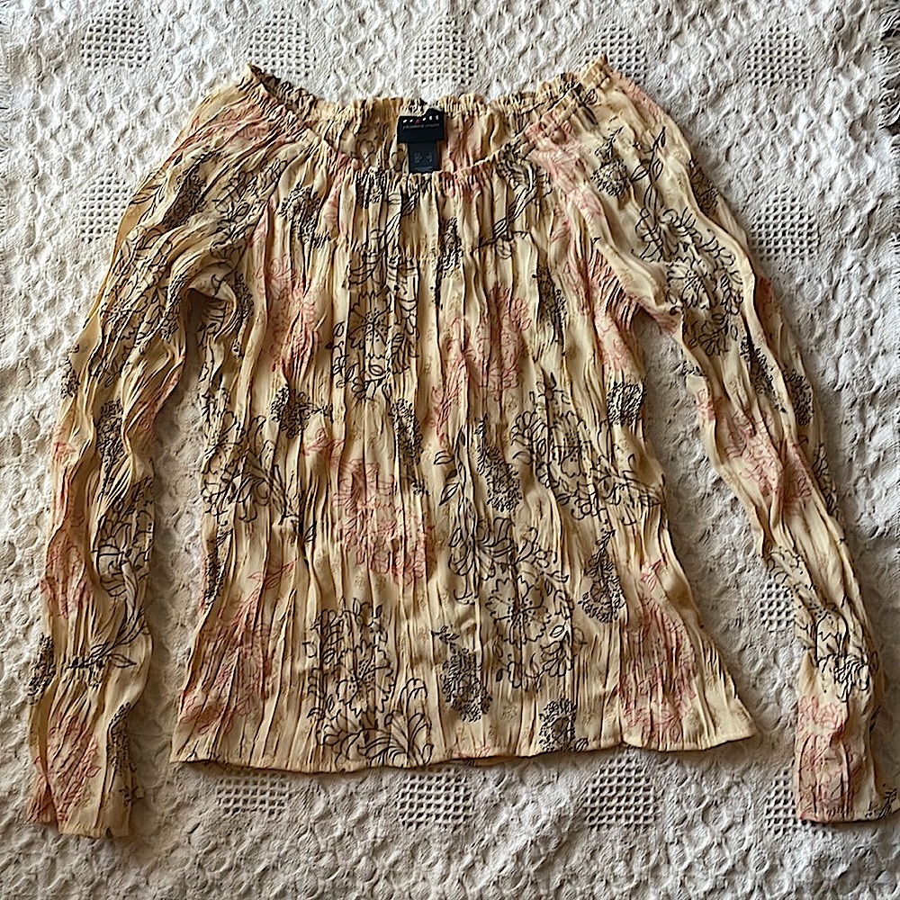 Axcess Liz Claiborne Womens Pullover Blouse